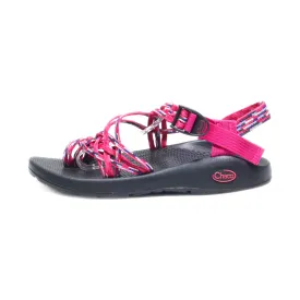 Chaco Zx/3 Classic Flat Sandals Fabric Pink Colour For Women