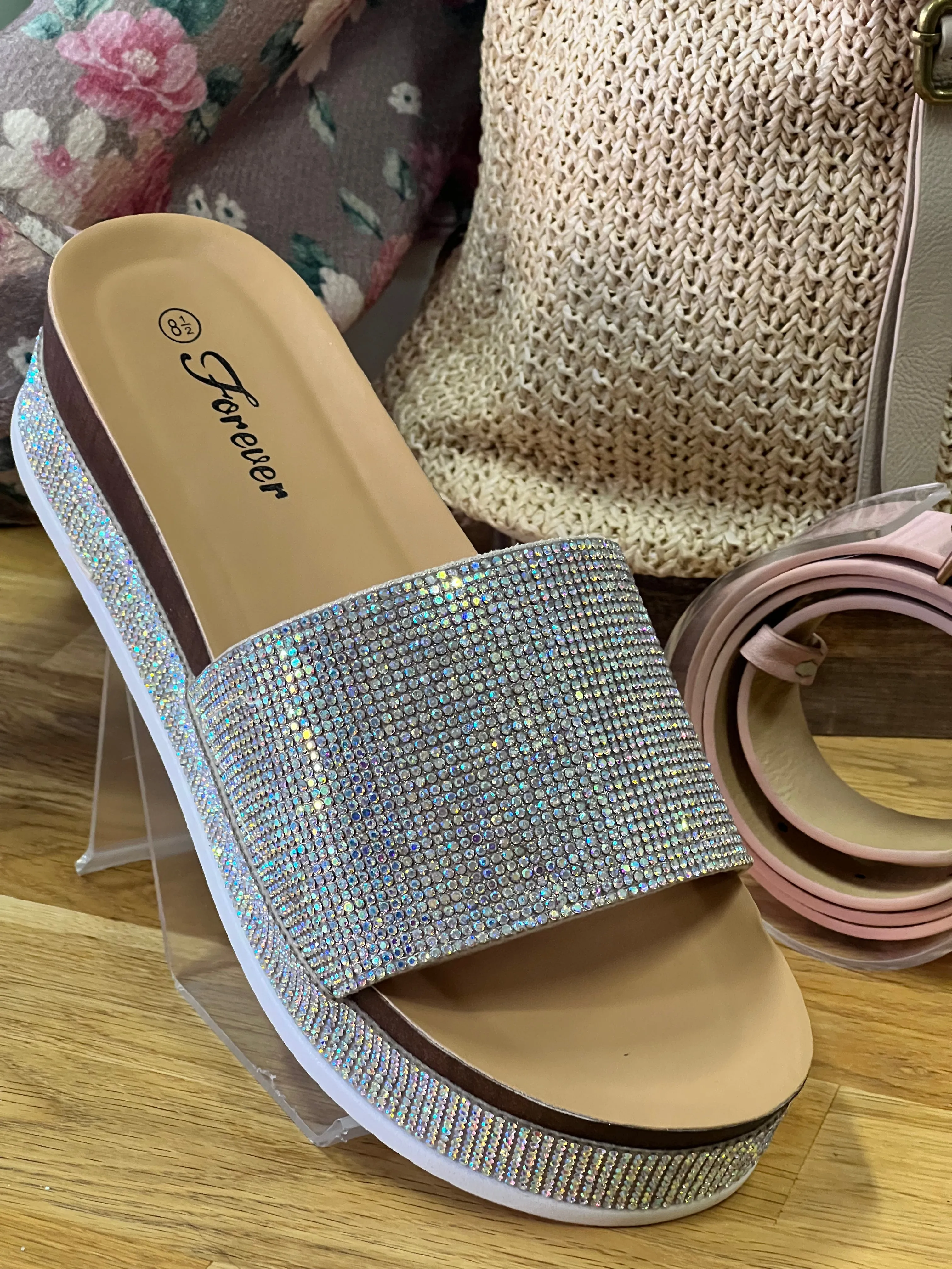 Champagne Sparkle Sandals