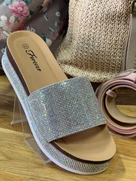 Champagne Sparkle Sandals
