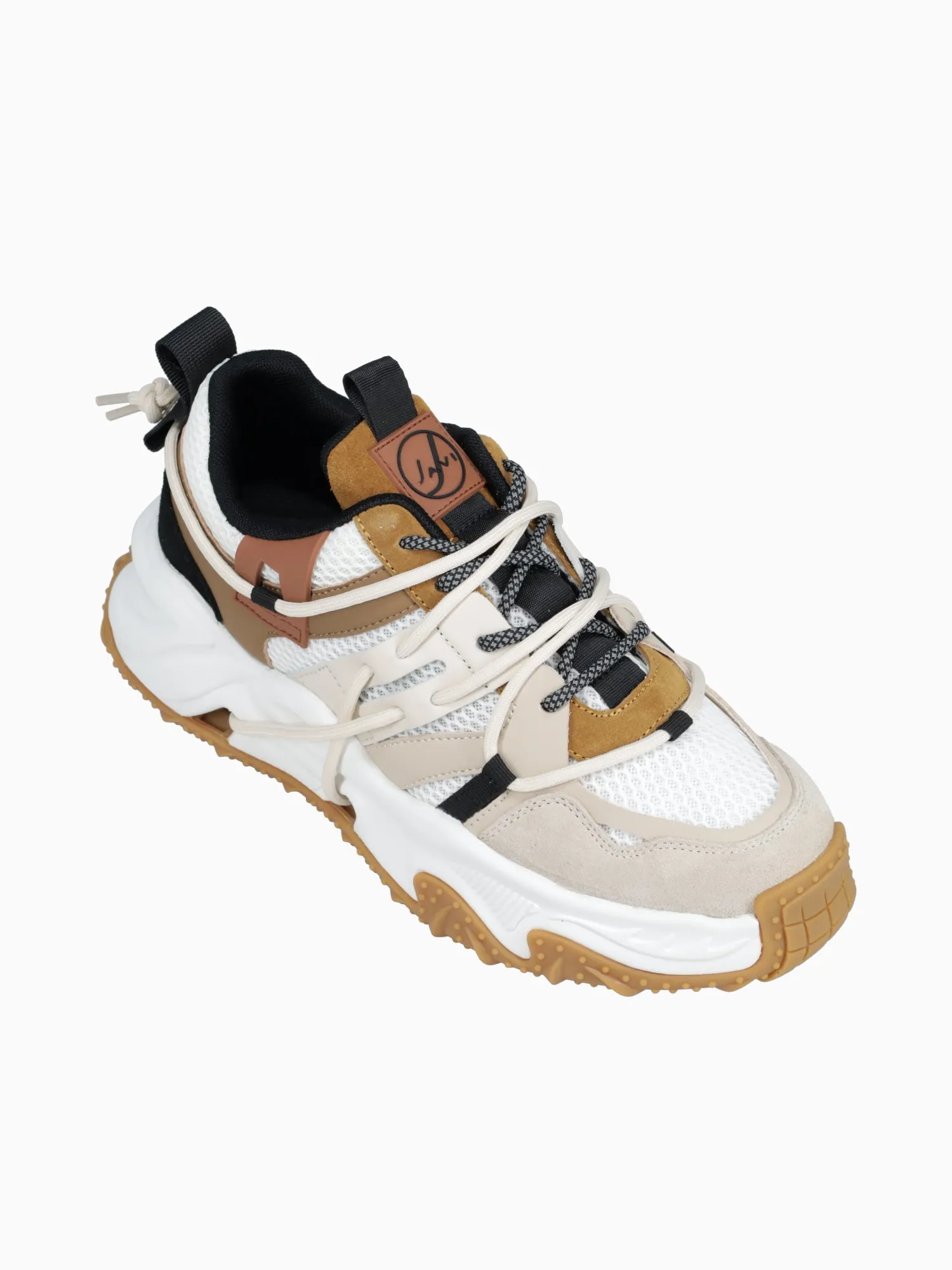 Conspiracy White Wheat suede Mesh