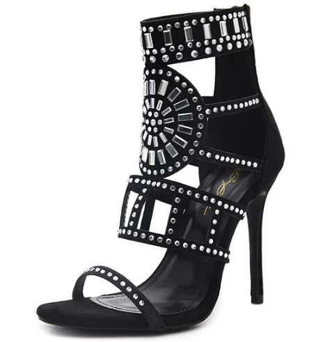 Francesca  Glitzernde High Heel Sandalen