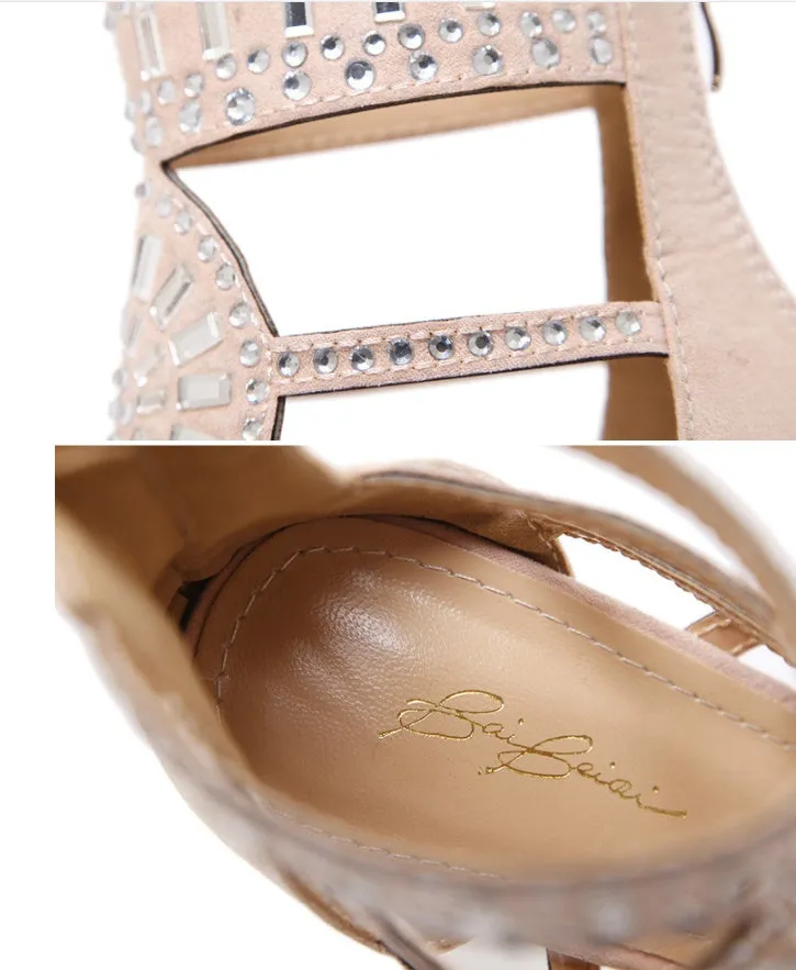 Francesca  Glitzernde High Heel Sandalen