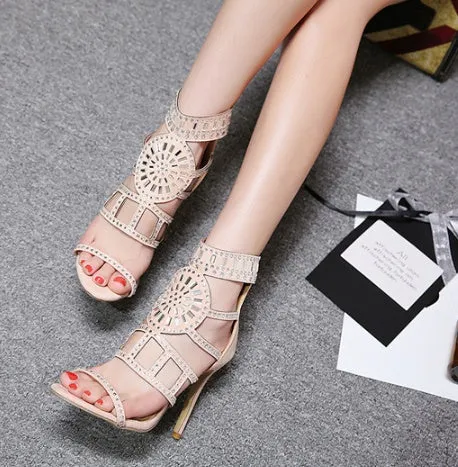 Francesca  Glitzernde High Heel Sandalen