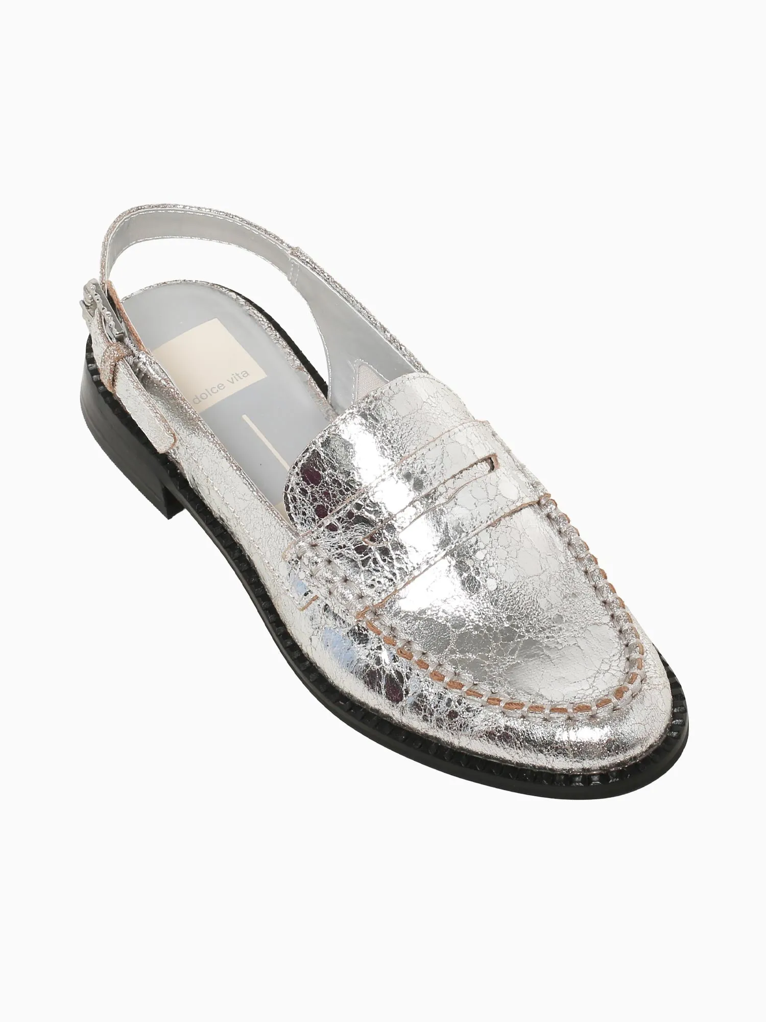 Hardi Silver Crackled Leather