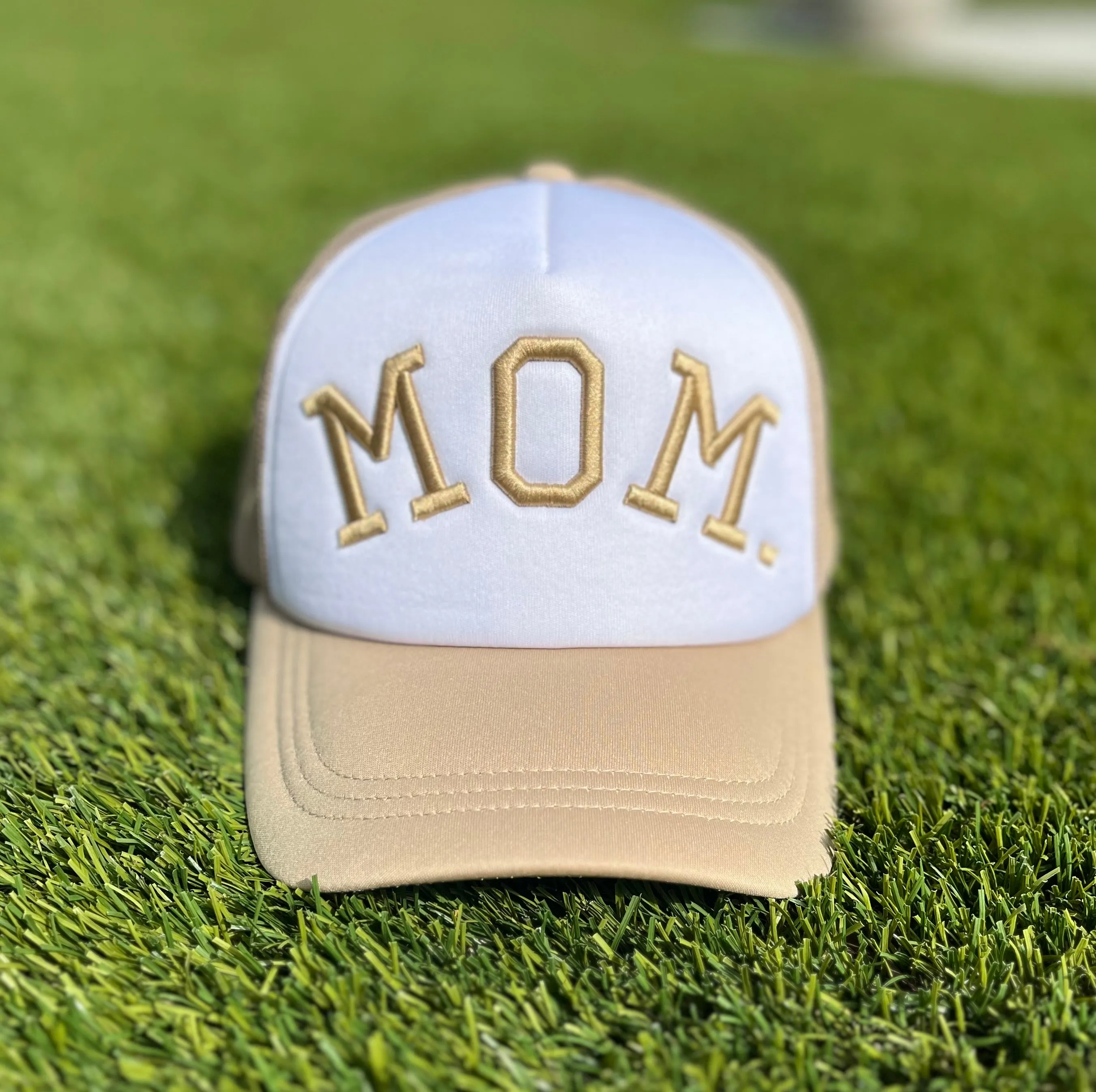 MOM. | Foam Trucker Hat | Pre-Curved Snapback