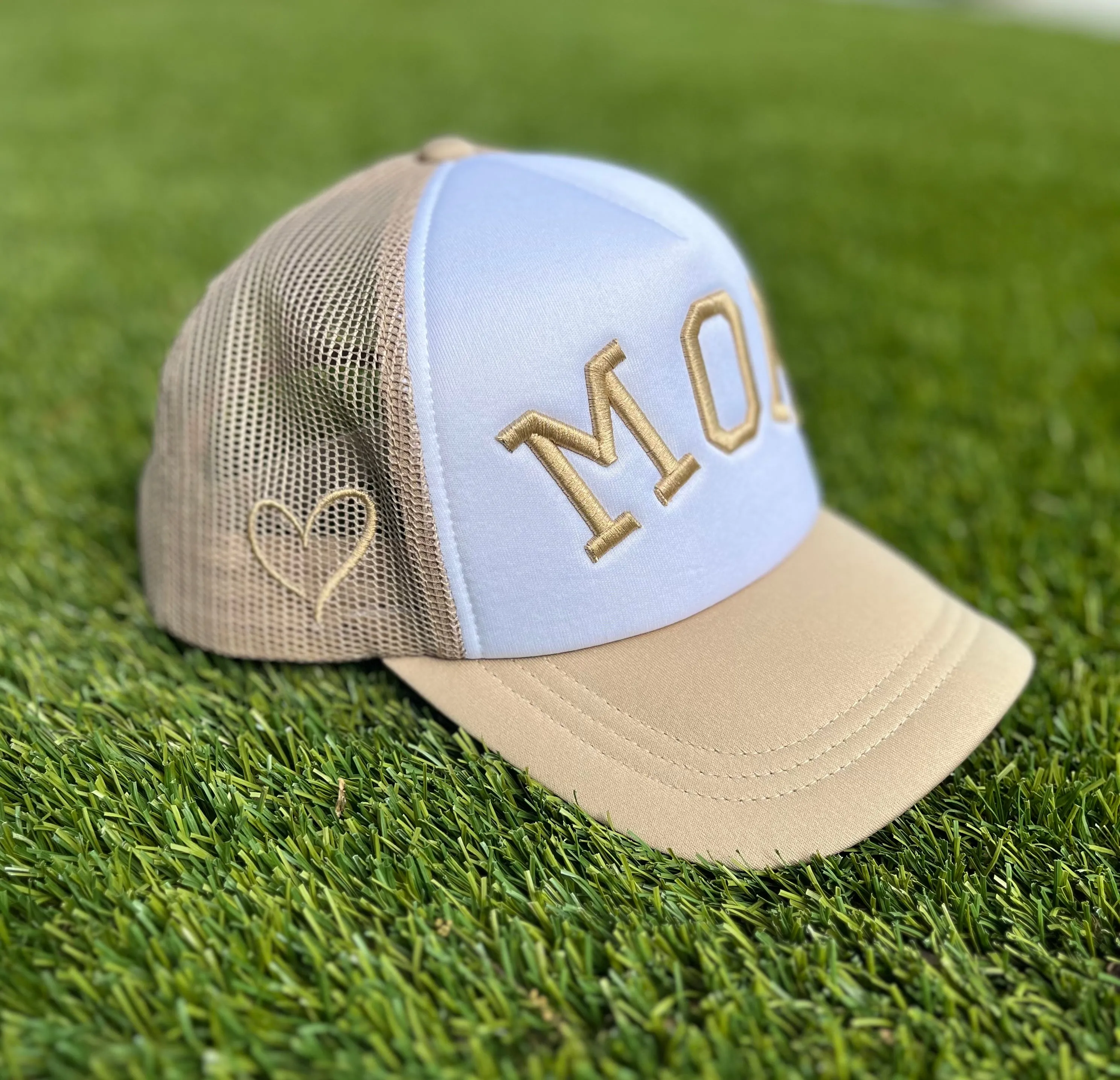 MOM. | Foam Trucker Hat | Pre-Curved Snapback