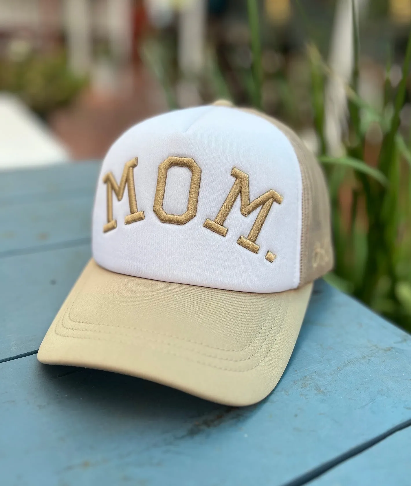 MOM. | Foam Trucker Hat | Pre-Curved Snapback