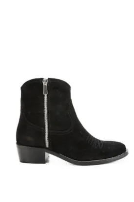 Morgan Boot Suede Black