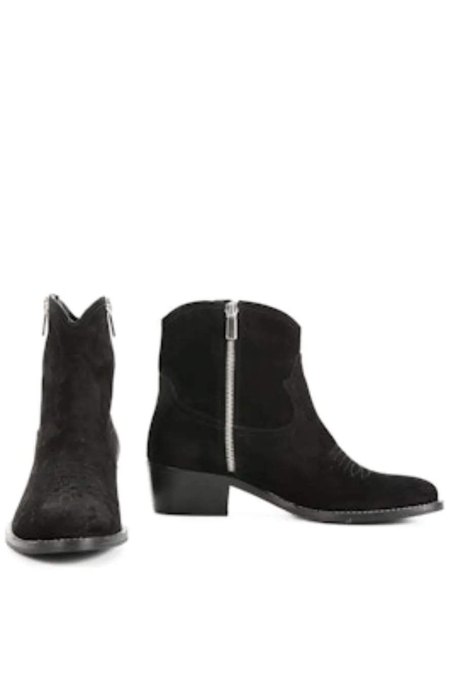 Morgan Boot Suede Black