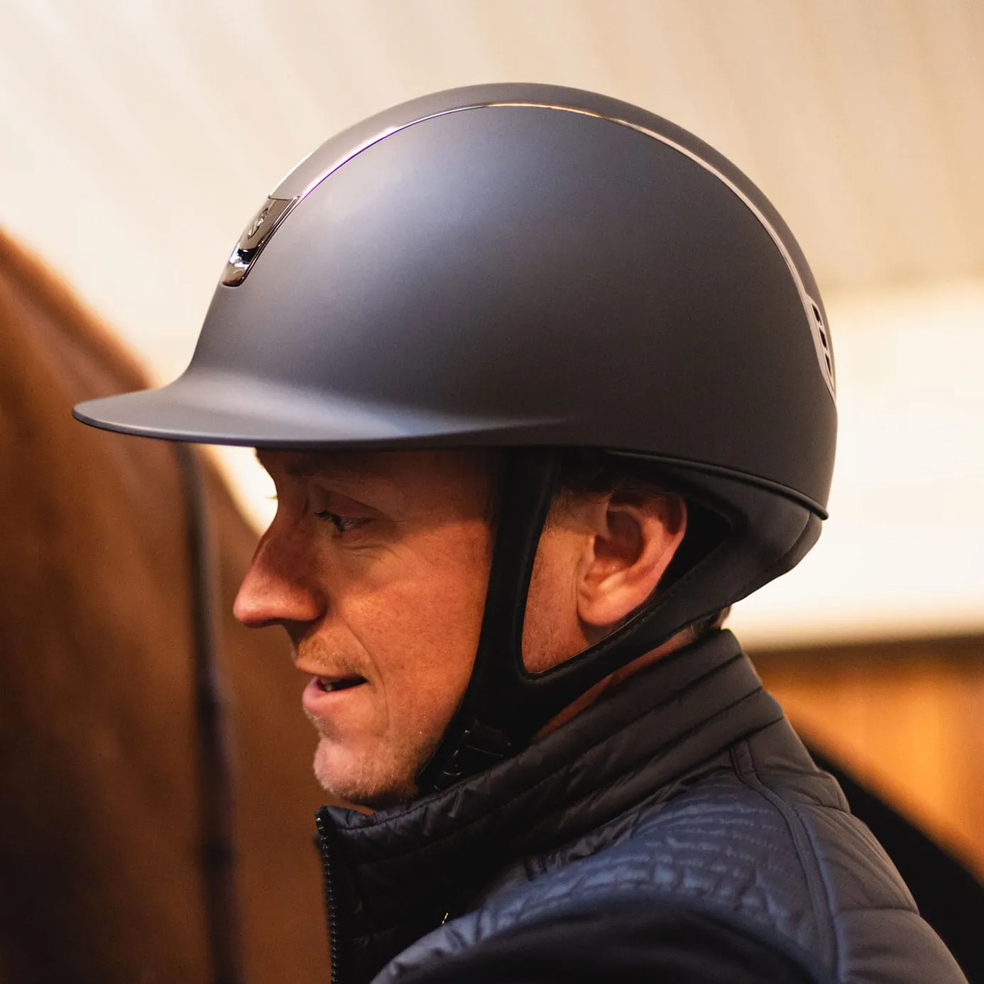 Samshield V2 Standard Shadowmatt Riding Hat - Black