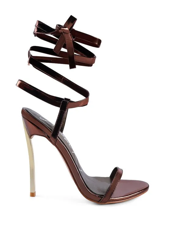 Smacker Stiletto Lace-up High Heels