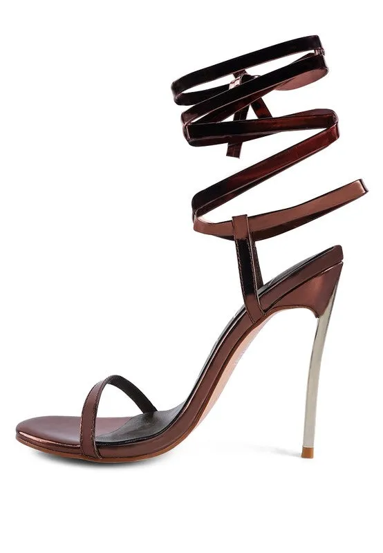 Smacker Stiletto Lace-up High Heels