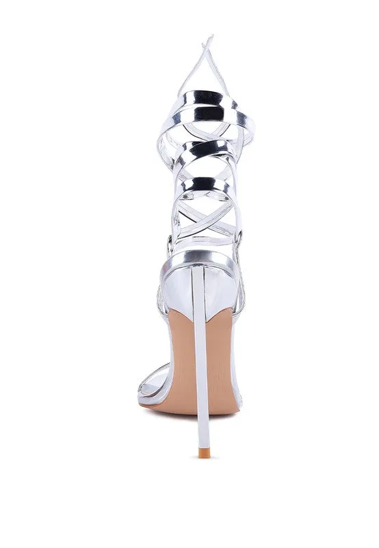 Smacker Stiletto Lace-up High Heels