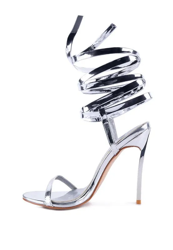 Smacker Stiletto Lace-up High Heels