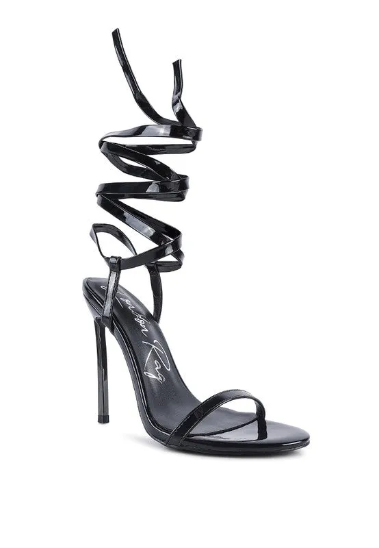 Smacker Stiletto Lace-up High Heels