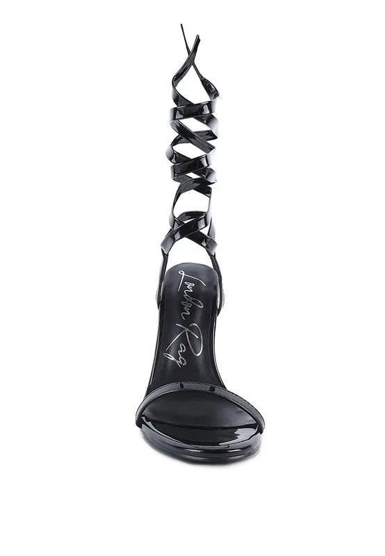 Smacker Stiletto Lace-up High Heels