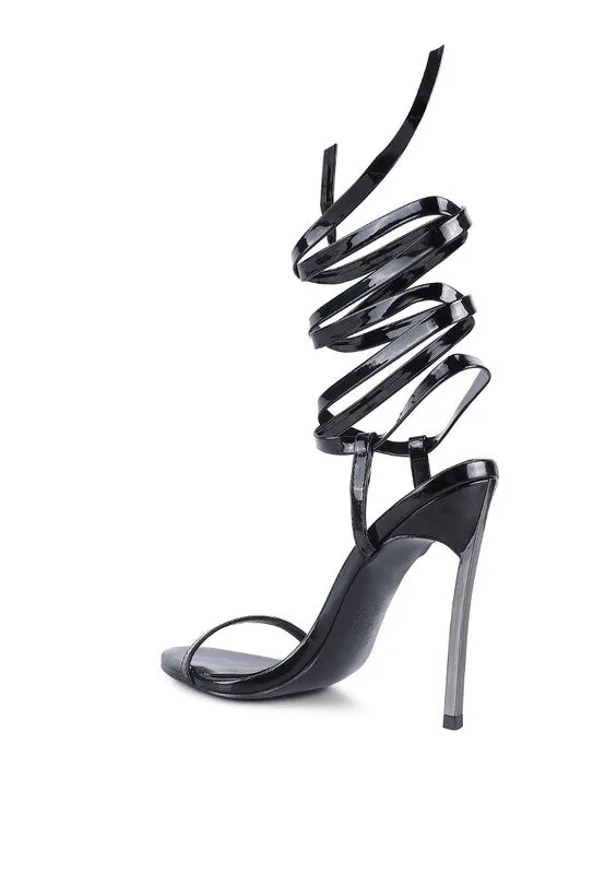 Smacker Stiletto Lace-up High Heels