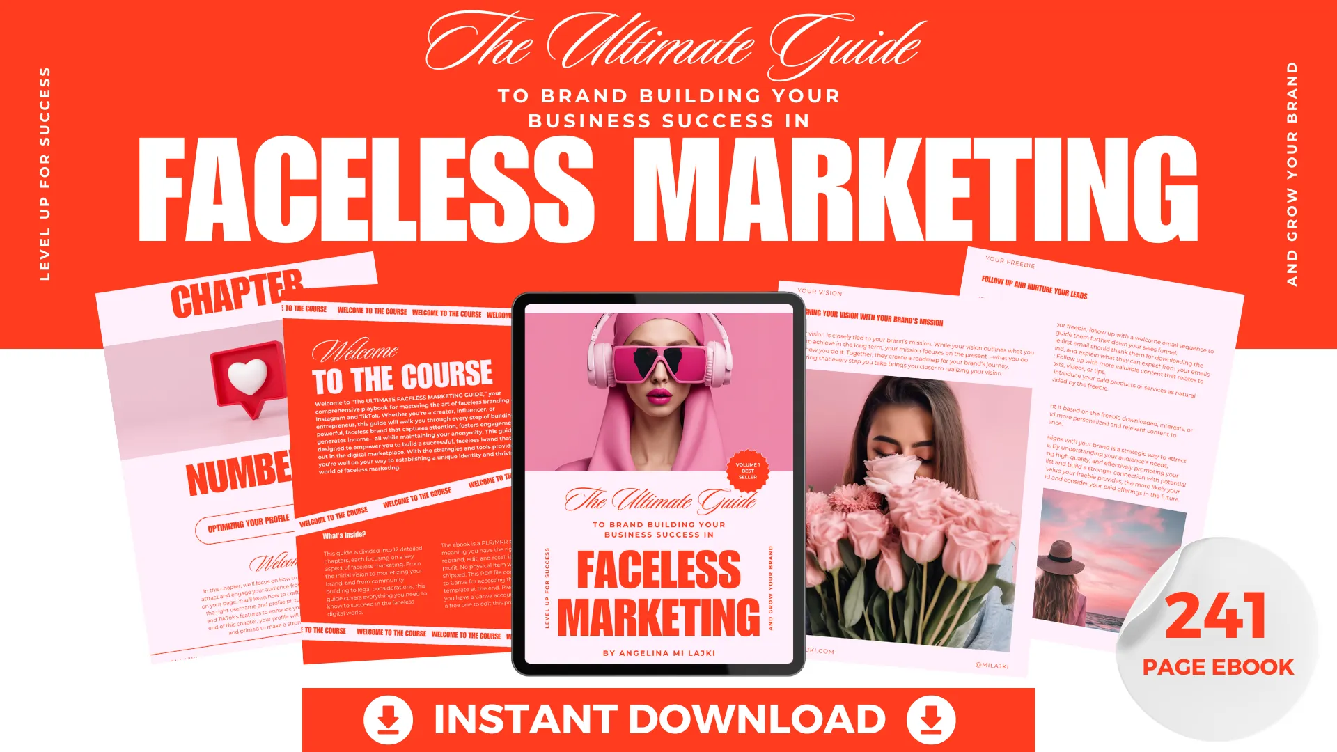 The Ultimate Guide to Faceless Marketing Success- EBook MRR