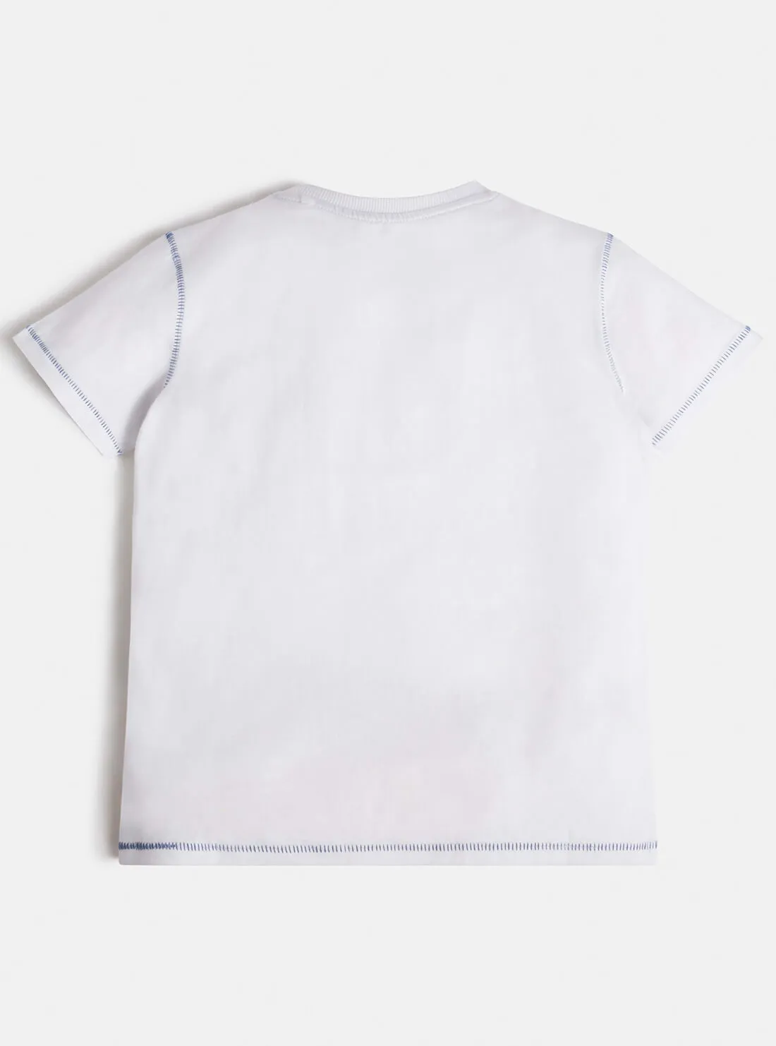 White Graphic Retro Logo T-Shirt (7-16)